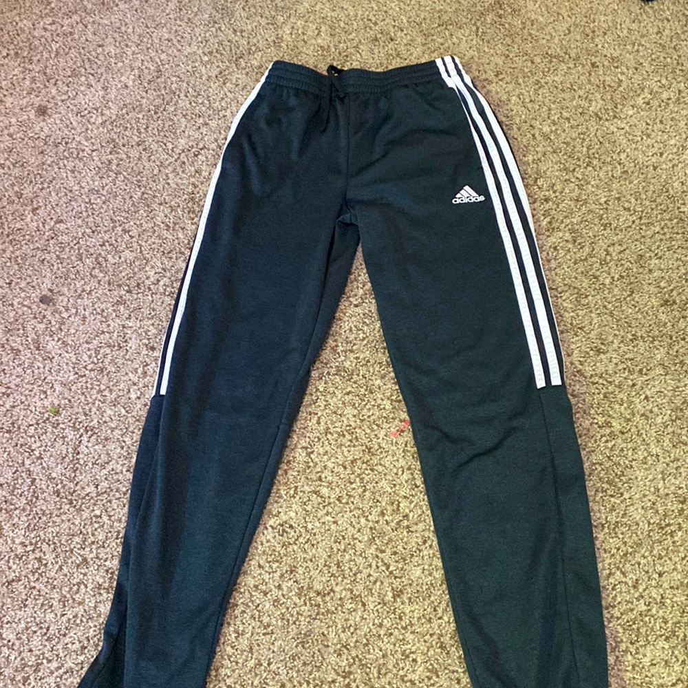 Gray adidas sweat pants